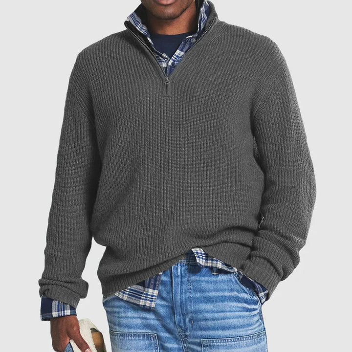 Ronald | Half-Zip Zipper Sweater