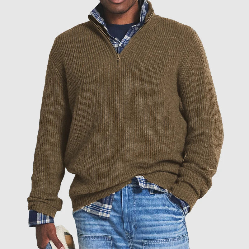 Ronald | Half-Zip Zipper Sweater